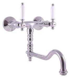 Slezák-RAV Slezák RAV Morava Miscelatore per lavello retrò MK501/29 Colore: cromo, Dimensioni: 150 mm