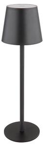 Lampada da tavolo a LED, nera, touch dimmer, H 36 cm