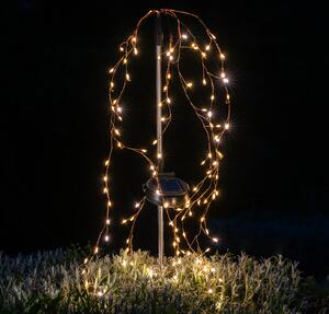 ADONIS 2700K LED Lampada da giardino solare che guida albero decorativo effetto cascata LUMINATO
