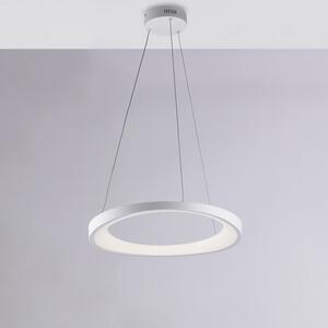 Sospensione Moderna Circolare Anna Led Integrato In Alluminio Bianco