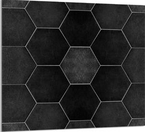 PIATTO IN VETRO PER CUCINA 65x60 Piastrella
