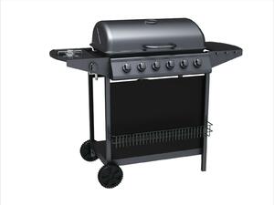 Tepro 3309 Hampton barbecue a gas 6 fuochi con bruciatore laterale