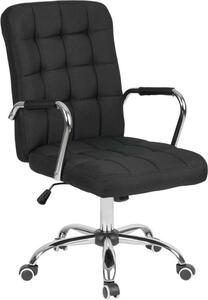 Sedia Da Ufficio In Tessuto Benton Nero