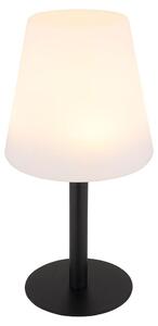 Lampada da tavolo solare a LED RGB, nera, bianca, con cambio di colore, altezza 30 cm