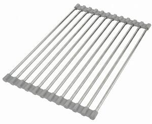 Scolapiatti arrotolabile per lavello REA P12298A Grey