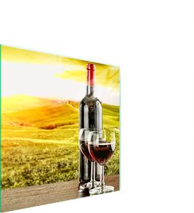 Piatto Di Protezione In Vetro Per Il Cuore 50X52 Vino