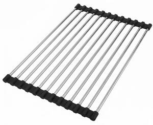 Scolapiatti arrotolabile per lavello REA P12298 Black