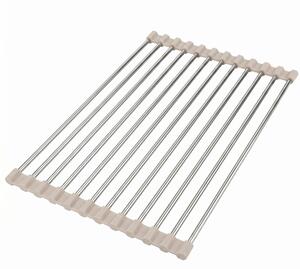 Scolapiatti arrotolabile per lavello REA P12298B Beige
