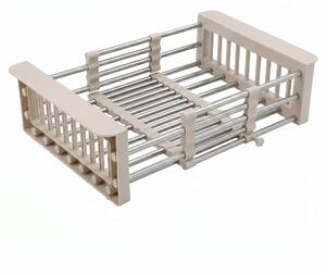 Scolapiatti telescopico per lavello REA P14487B Beige