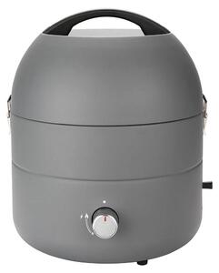 Barbecue a gas da tavolo - 31 cm - Acciaio inox - Grigio - Per campeggio e balcone