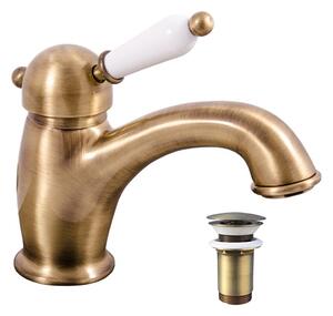 Slezák-RAV Miscelatore per lavabo Slezák RAV Labe L527SM Colore: ottone vecchio, Dimensione: 3/8''