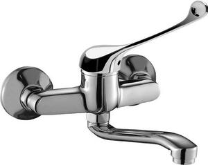 AquaTrimo Clinic rubinetto da cucina a parete con leva lunga cromo 21CC7077CM