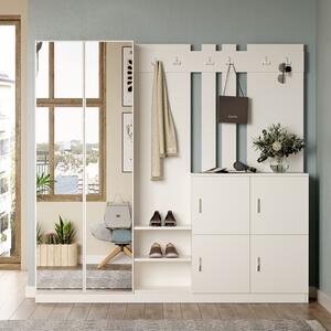 Skye Decor, Dd9-W, armadietti, piantana, bianco, 187,2 x 180 x 37,5 cm