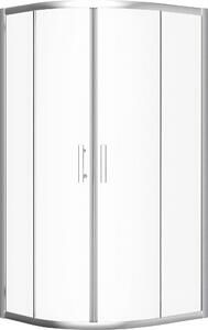 Cabina doccia HELA 80x80 190 cm Vetro trasparente | BADLAND HELA