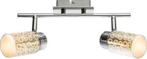 Lampada da soffitto a LED effetto 3D, spot mobili, L 30 cm