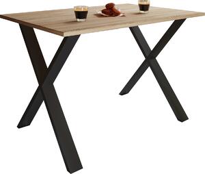 VCM my home 916817 VCM my home Xona X-Fuß 50 cm tief Esstisch eiche rechteckig