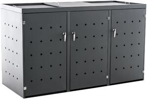 CLP Copri cestino Nelli, antracite 198x80x116 cm