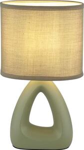 Lampada da tavolo a LED, Vetroceramica tessile, verde, H 30 cm