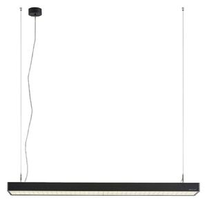 Arcchio Susi Lampada a sospensione per ufficio a LED, nera, 120 cm, 4000K, DALI