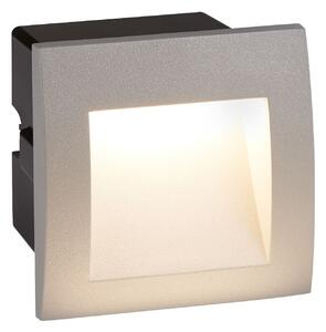 Applique Da Esterno Ankle Alluminio Grigio Policarbonato Led 1,3W 4000K