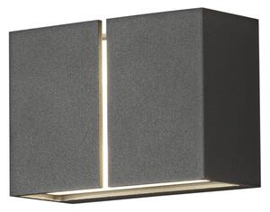Konstsmide Pavia Lampada da parete LED antracite, 3000K, 800lm, 4x3W, 240V, alluminio, 7877-370
