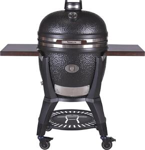 Barbecue in Vetroceramica Monolith AVANTGARDE.66 (LeCHEF) con telaio e tavolini laterali 301030+301039