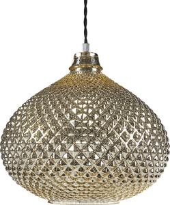 BELIANI Lampada da soffitto oro 88 cm paralume in vetro lucido