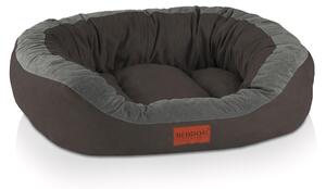 Cuccia per cani BedDog PRINS PREMIUM in resistente tessuto Alicante, ROCK-FLOW (grigio/antracite), L