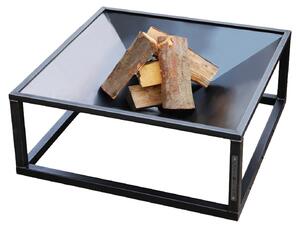 Braciere Squarre 70x70 cm acciaio grezzo