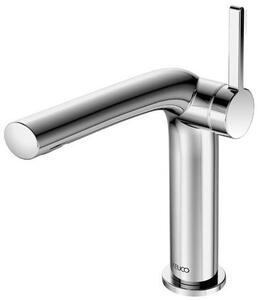Miscelatore monocomando Keuco per lavabo 150 EDITION 400 con scarico a scomparsa 1 1/4" cromo nero spazzolato 51502130000