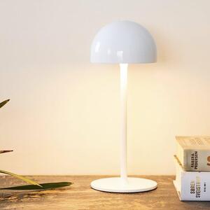 Lampada da tavolo a LED ricaricabile Sirius Tim esterno 30 cm bianco