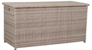 Box Montana contenitore per cuscini 8 mm intreccio in PE Spotty Grey 145x73x58 cm