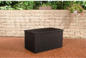 CLP Polyrattan scatola di cuscini 5 mm, nero XL