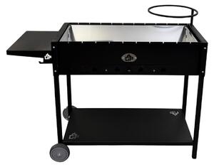 Griglia per shashlik Mangal Batyr 80 con ripiano e supporto per pentole