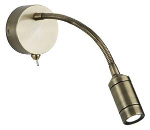 Applique Contemporanea Flexy Acciaio Adjustable Led 0,75W 3000K