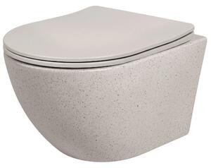 Vaso WC sospeso REA Carlo Mini Tornado Greige