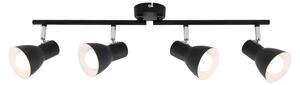 Lampada da soffitto Spot lampada Retro orientabile E14 25 W nero metallo Briloner