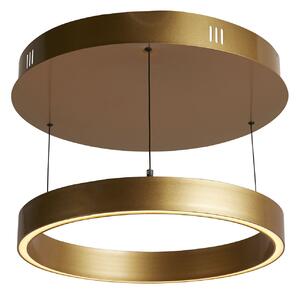 Lampadario Moderno Layla Acciaio Oro Alluminio Led 28,65W 2700-3000-4000K