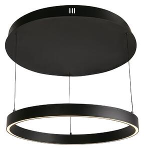 Lampadario Moderno Layla Acciaio Nero Alluminio Led 40,88W 2700-3000-4000K