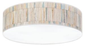 Lampada a soffitto, carta da parati multicolore, 4 luci, diametro 48 cm