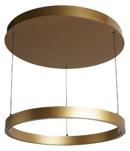 Lampadario Moderno Layla Acciaio Oro Alluminio Led 40,88W 2700-3000-4000K