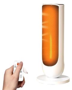 Stufa elettrica a infrarossi - Potenza: 2000 W - Colore: Bianco - Portatile - Elemento riscaldante in Vetroceramica PTC