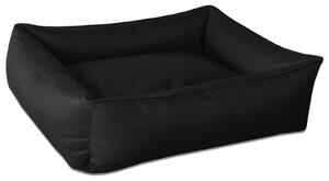 BedDog Lettino per cani MAX Divano per cani Cuscino per cani Lettino per cani con bordo, BLACK (nero), (L) ca. 80x65x18 cm
