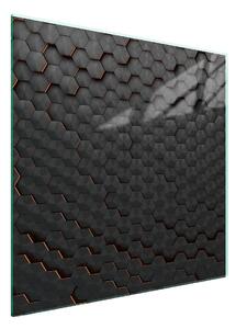 Piastra Di Protezione In Vetrina Per Levatori 50X52 Nero