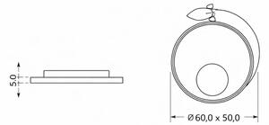 Brilagi -LED Plafoniera per bambini STARSHIP LED/64W/230V 3000/4500K blu