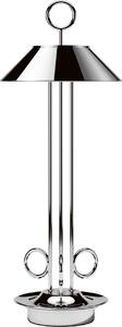 SIGOR lampada da tavolo ricaricabile "Nudiderot" 2,2W 820 (bianco caldo) + 827 (tono caldo-extra) cromo dimmerabile
