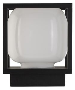 Applique Da Esterno Atene Alluminio Bianco Policarbonato Nero Led 9W 3000K