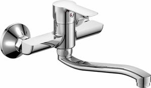 Bruckner Baron - Miscelatore per lavabo, con bocca girevole, cromo 612.015.1