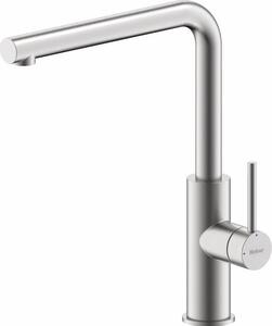 Miscelatore NABER NAMOR 3 in ACCIAIO INOX spazzolato con bocca fissa girevole / Miscelatore da cucina / Miscelatore monocomando
