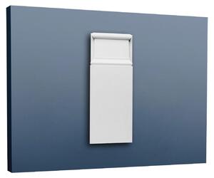 Orac Decor D310 Luxxus elemento decorativo in stucco contorno porta profilo battiscopa elemento decorativo da parete Robusto e resistente agli urti | 25 cm di altezza